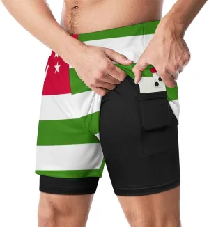 TAIZIYEAH Sports Beach Pants Honduras Flag Men's Swim Trunks Quick Dry Hawaii Beach Shorts Summer Boardshorts with Pockets