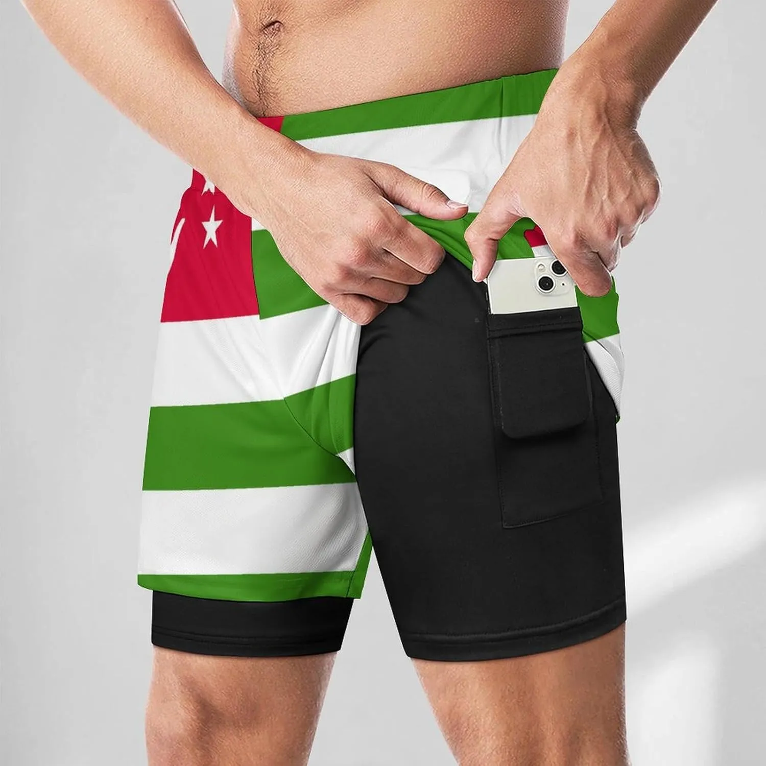 TAIZIYEAH Sports Beach Pants Honduras Flag Men's Swim Trunks Quick Dry Hawaii Beach Shorts Summer Boardshorts with Pockets