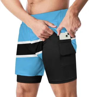 TAIZIYEAH Sports Beach Pants Honduras Flag Men's Swim Trunks Quick Dry Hawaii Beach Shorts Summer Boardshorts with Pockets