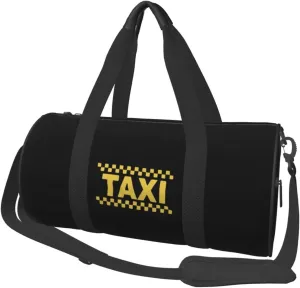 Taxi Driver Cab Convertible Garment Bag with Shoulder Strap, Carry on Garment Duffel Bag for Men Women - Rolling Foldable for Travel Luggage Bags (Black)