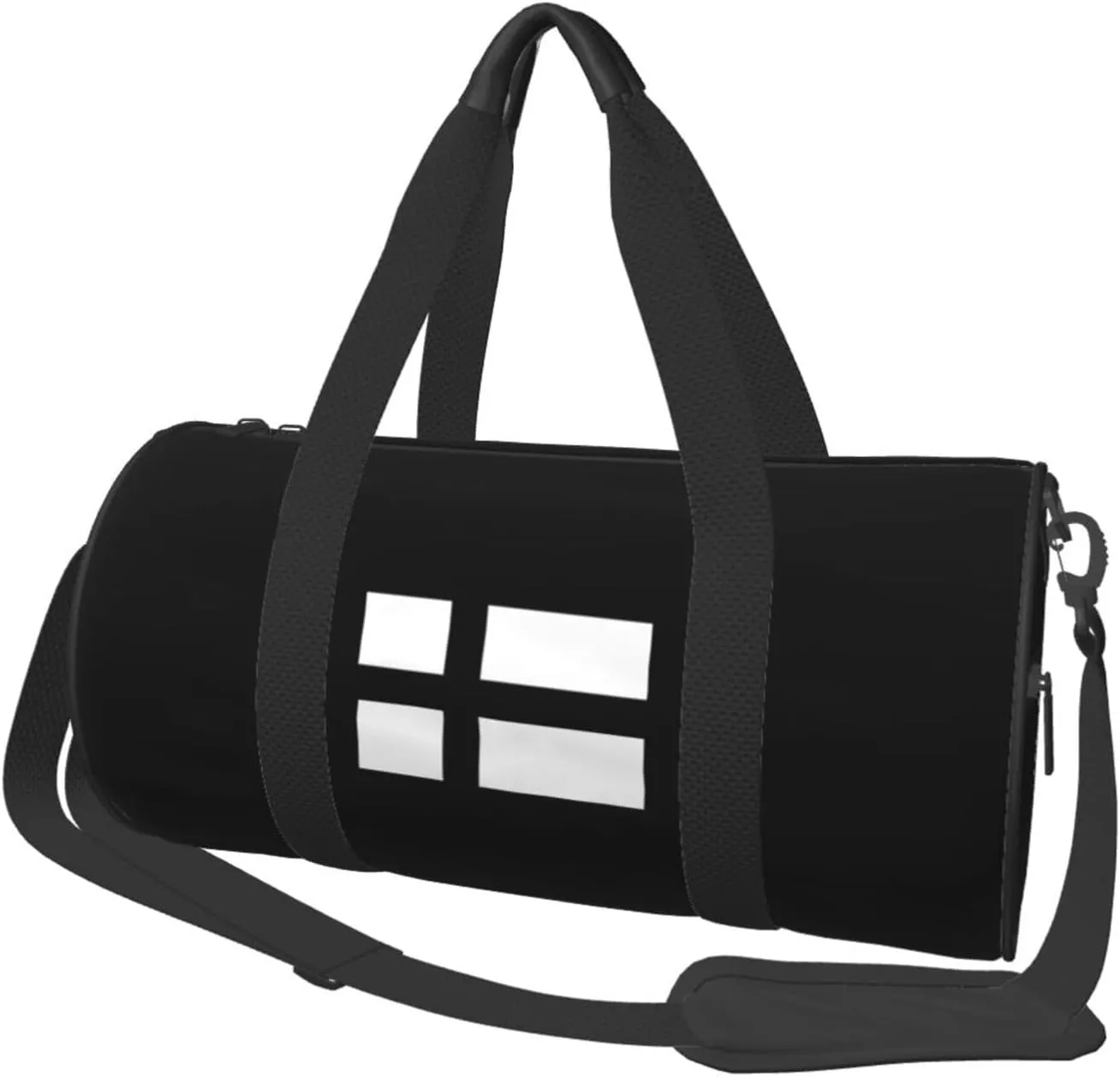 Teutonic Knights Flag Convertible Garment Bag with Shoulder Strap, Carry on Garment Duffel Bag for Men Women - Rolling Foldable for Travel Luggage Bags (Black)