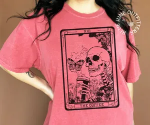 The Coffee Tarot Card | Comfort Colors Tee