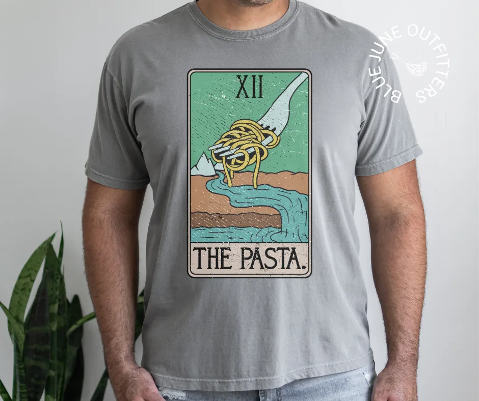The Pasta | Comfort Colors Foodie Tarot Card Tee