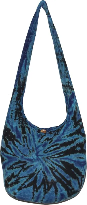 TIE DYE Bohemian Hipster Hobo Boho Hippie Crossbody Bag Purse Twist 39"