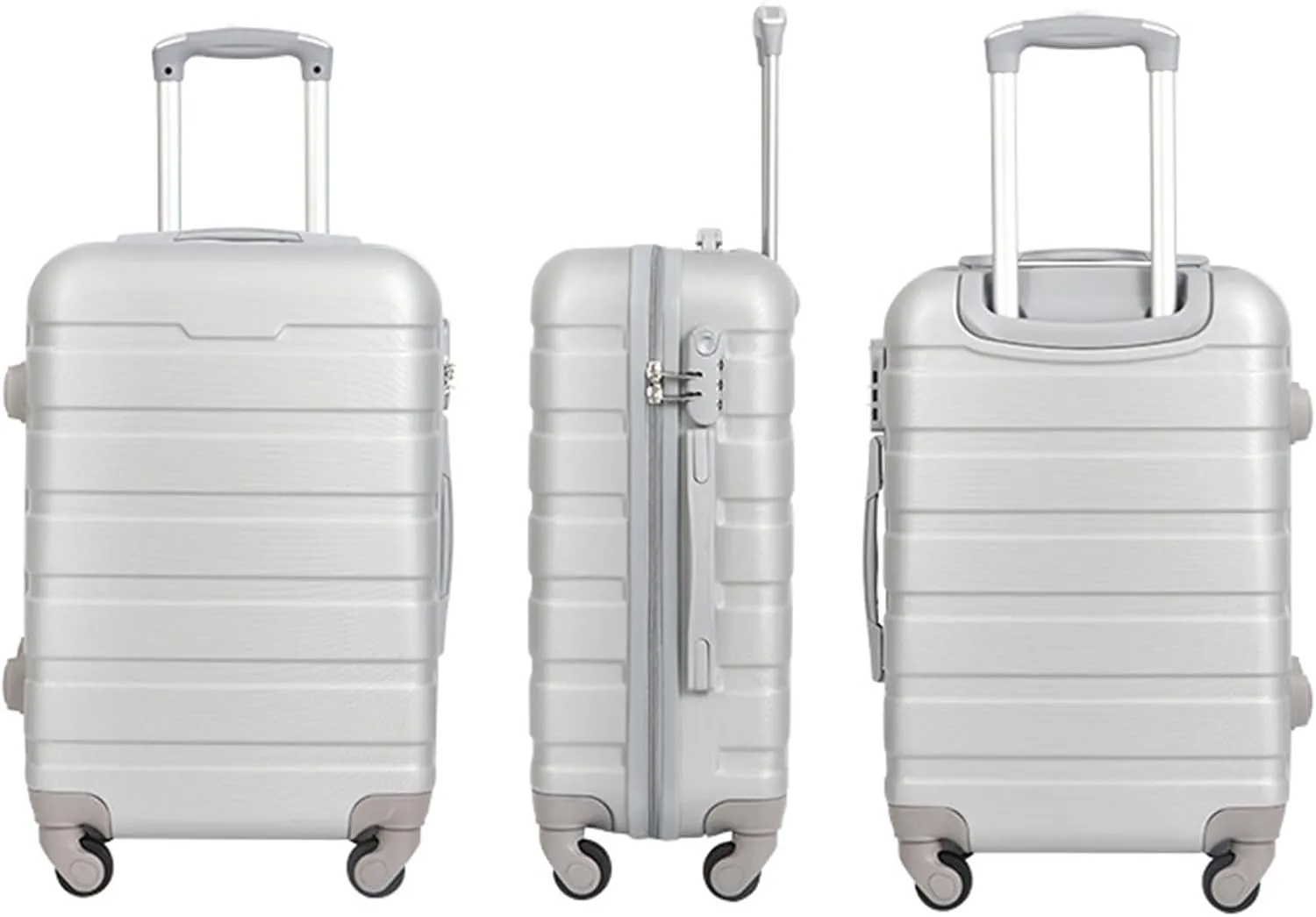 Travel Suitcase Suitcase Sets Hardside With Double Spinner 3 Piece Travel Luggage Set Lightweight Suitcase Carry-on Luggage (Color : C, Size : 20 24 28in)