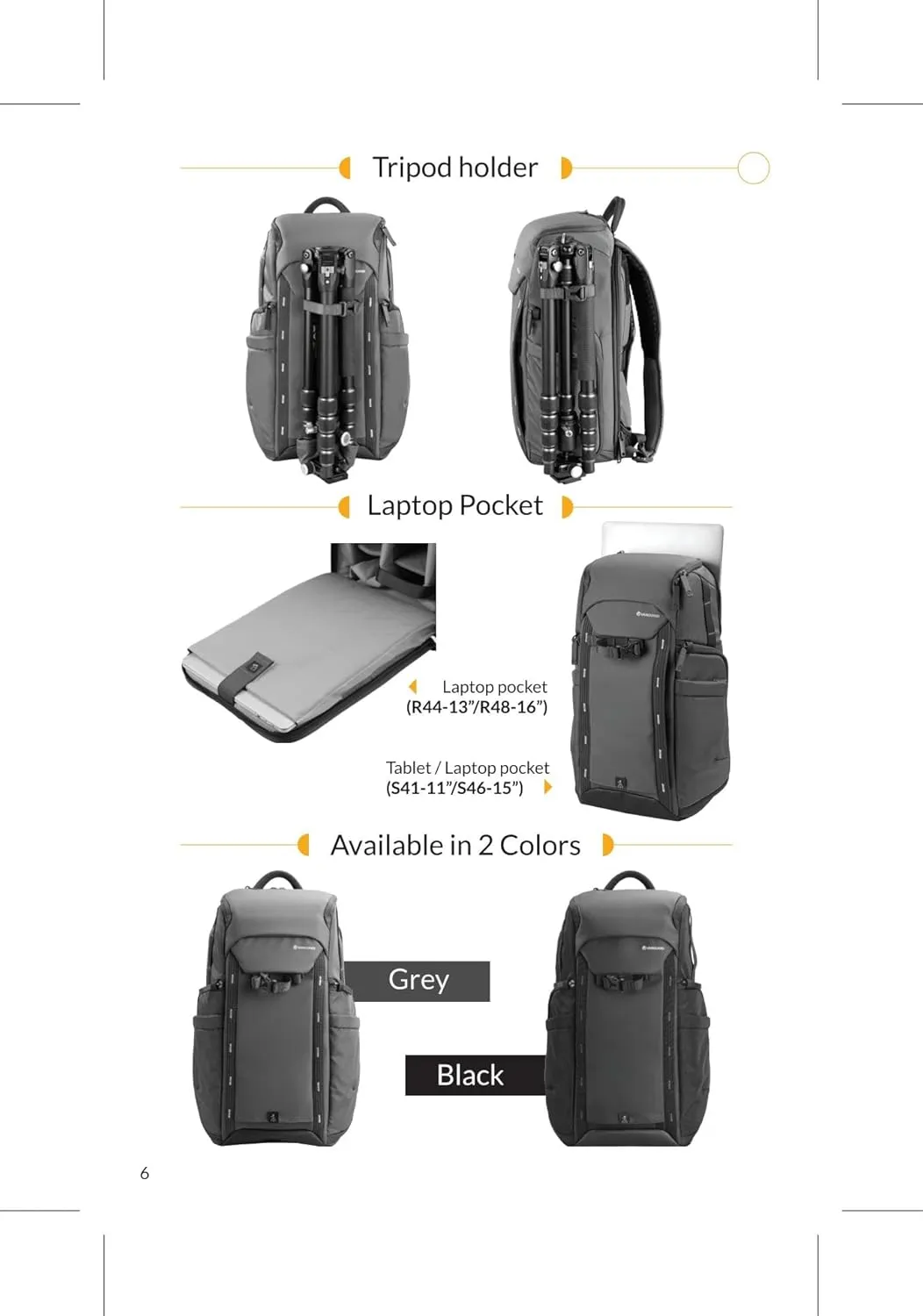 Vanguard Veo Adaptor 15 m GY - Bag for Mirorless Camera