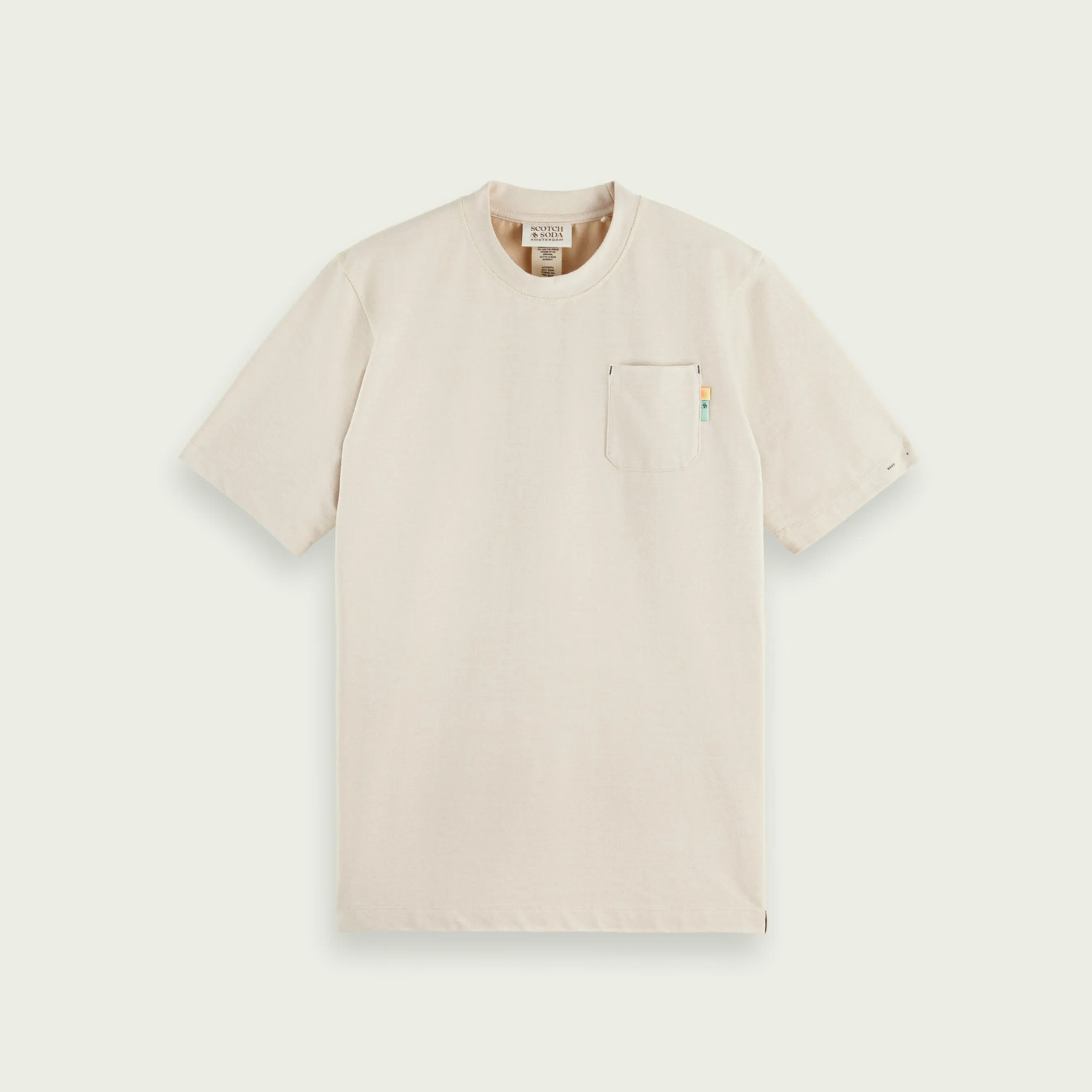 Washed Jersey T-Shirt (White Sand)