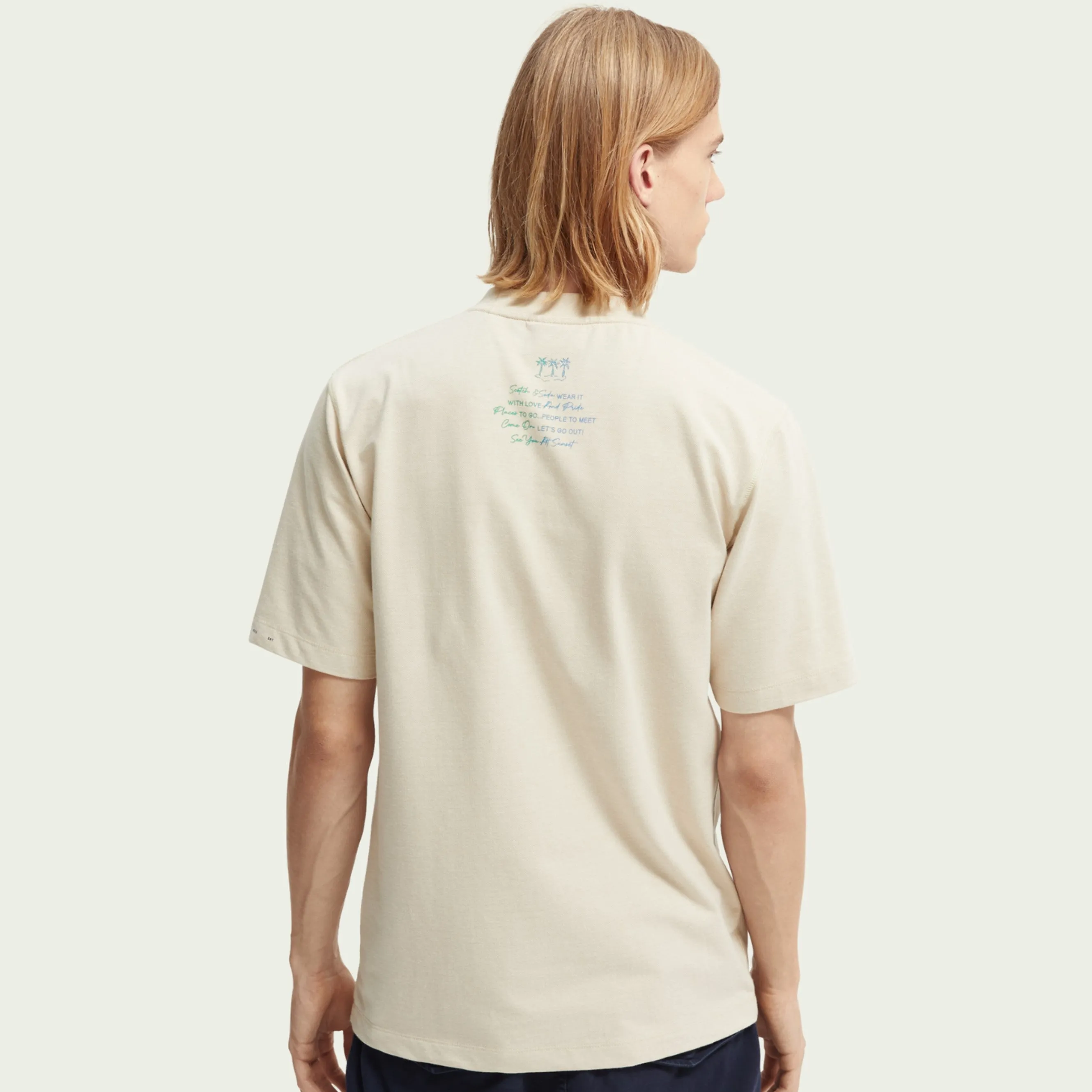 Washed Jersey T-Shirt (White Sand)