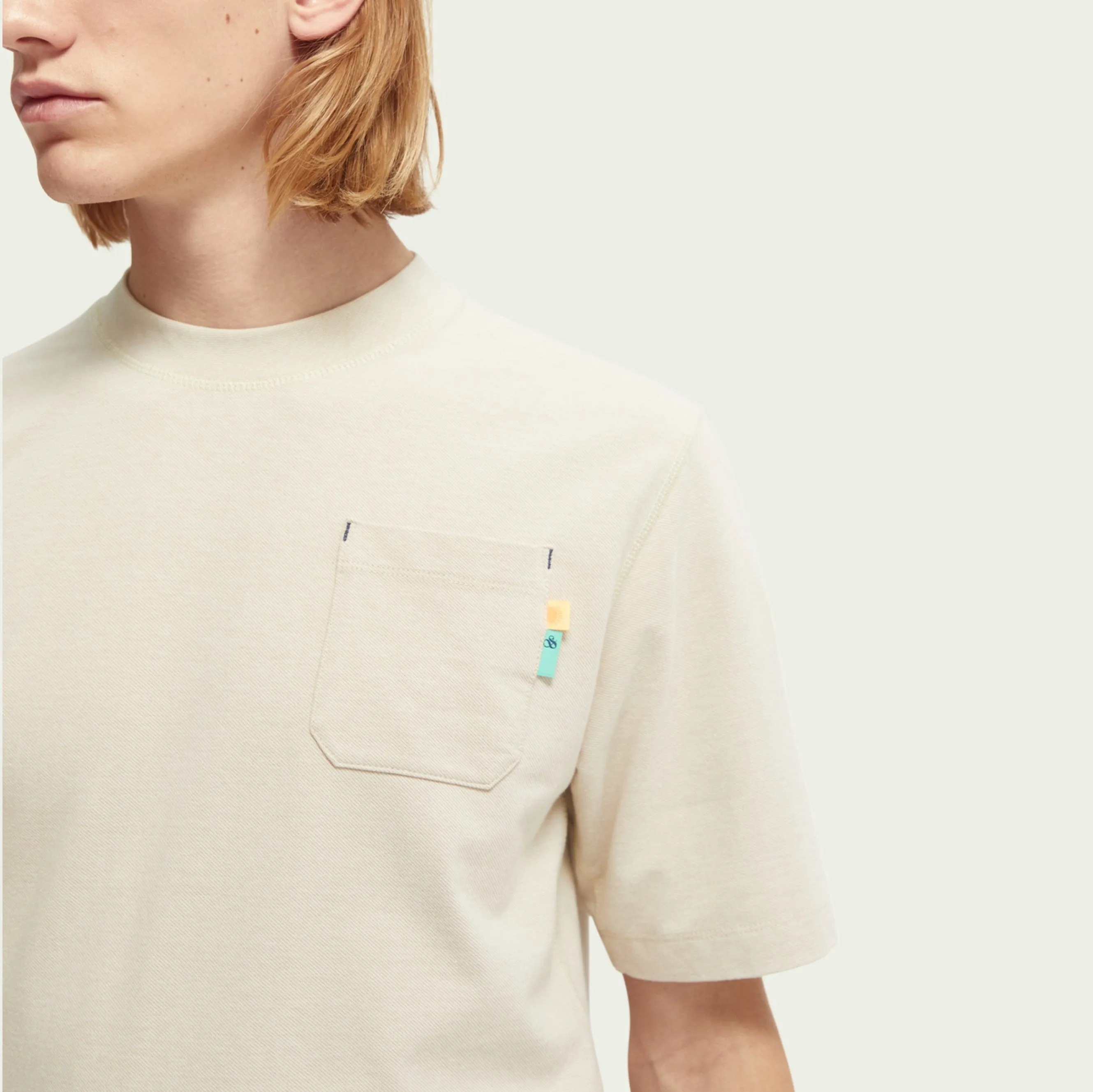 Washed Jersey T-Shirt (White Sand)