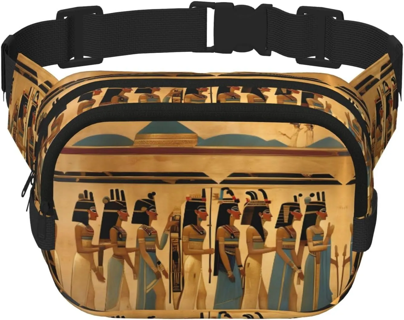 women in ancient egypt print Womens Fanny Pack Everyday Hip Pouch Waist Bag for Travel Outdoor Running Hunting for Adult