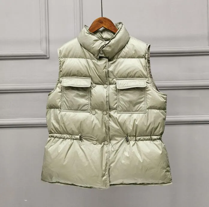 Women Short Vest Windproof Lightweight Warm