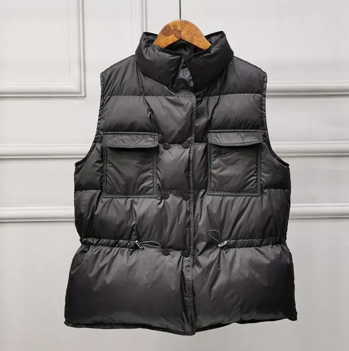 Women Short Vest Windproof Lightweight Warm
