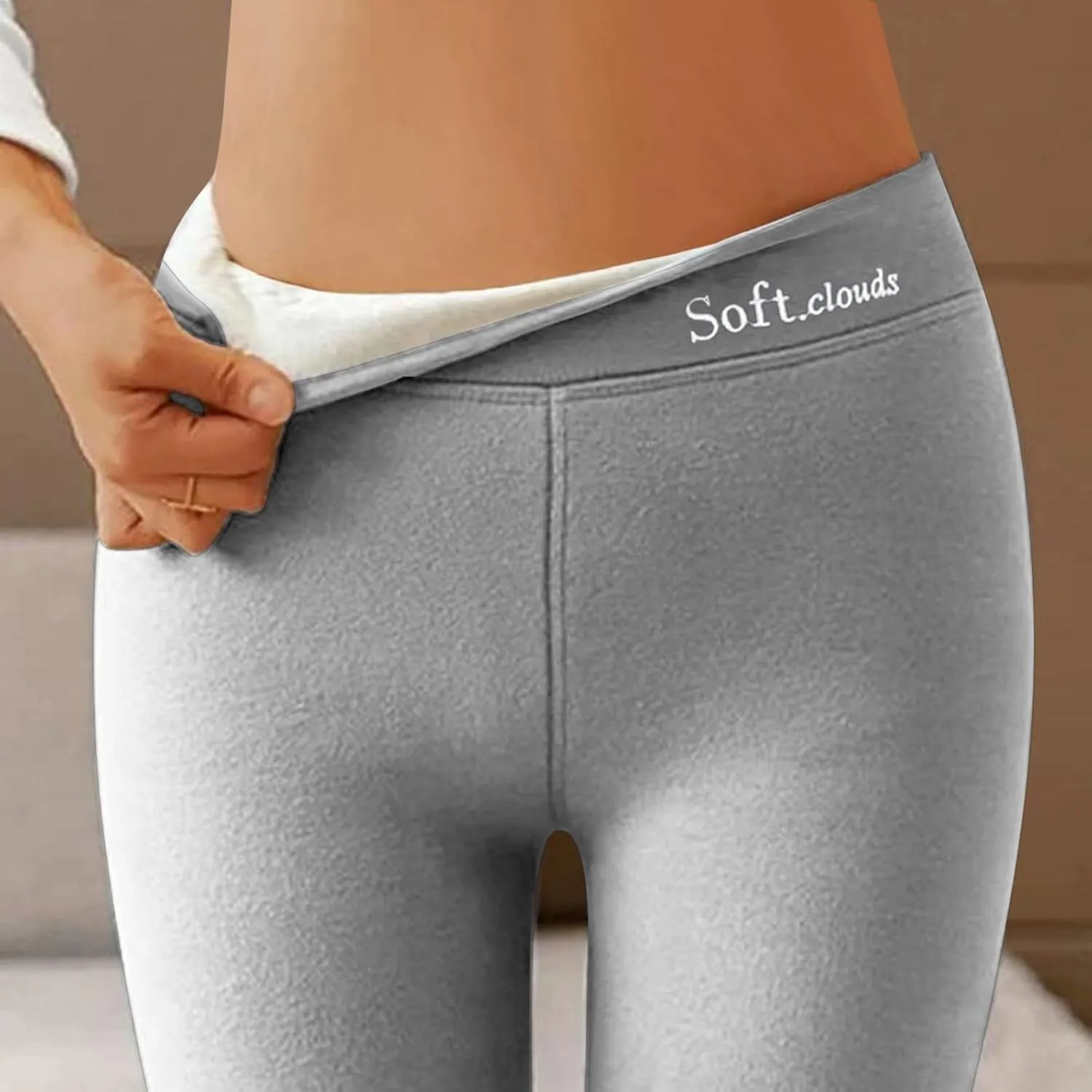 Women's Thermal Underwear Fitted Fleeces Y2K Streetwear Waterproof Insulated Softshell Pants