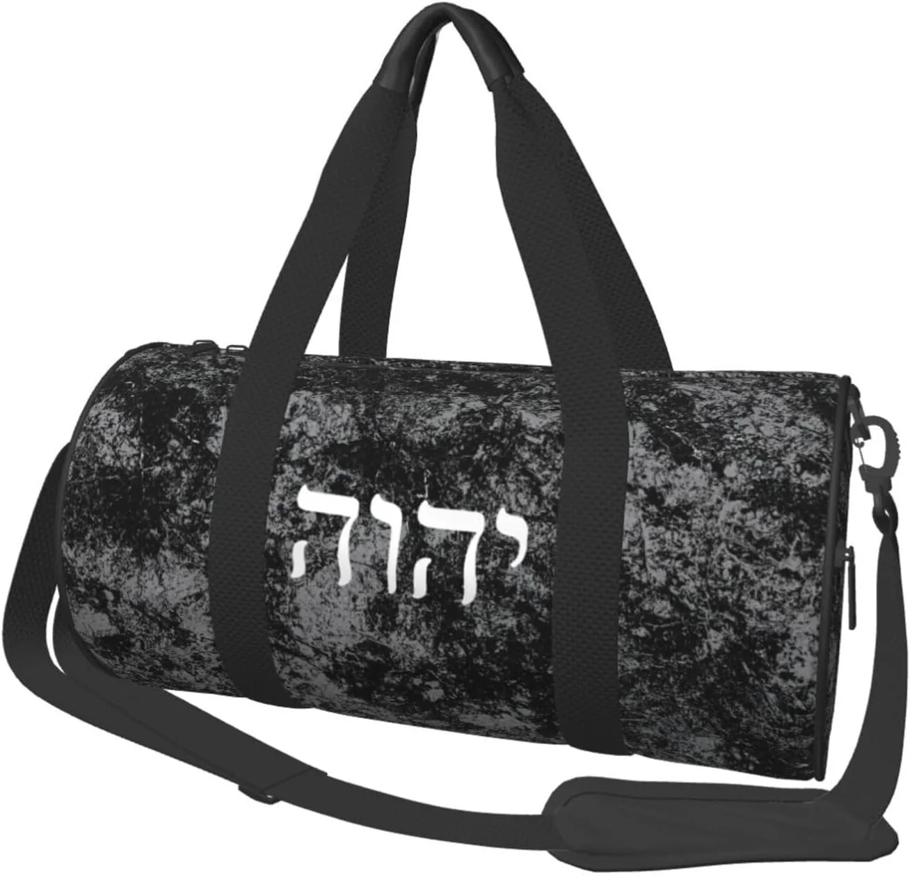 YHWH Convertible Garment Bag with Shoulder Strap, Carry on Garment Duffel Bag for Men Women - Rolling Foldable for Travel Luggage Bags (Black)