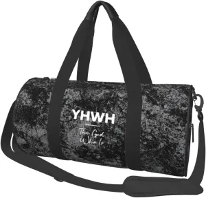 YHWH Convertible Garment Bag with Shoulder Strap, Carry on Garment Duffel Bag for Men Women - Rolling Foldable for Travel Luggage Bags (Black)