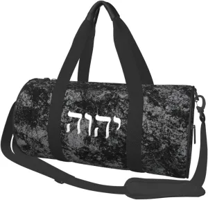 YHWH Convertible Garment Bag with Shoulder Strap, Carry on Garment Duffel Bag for Men Women - Rolling Foldable for Travel Luggage Bags (Black)